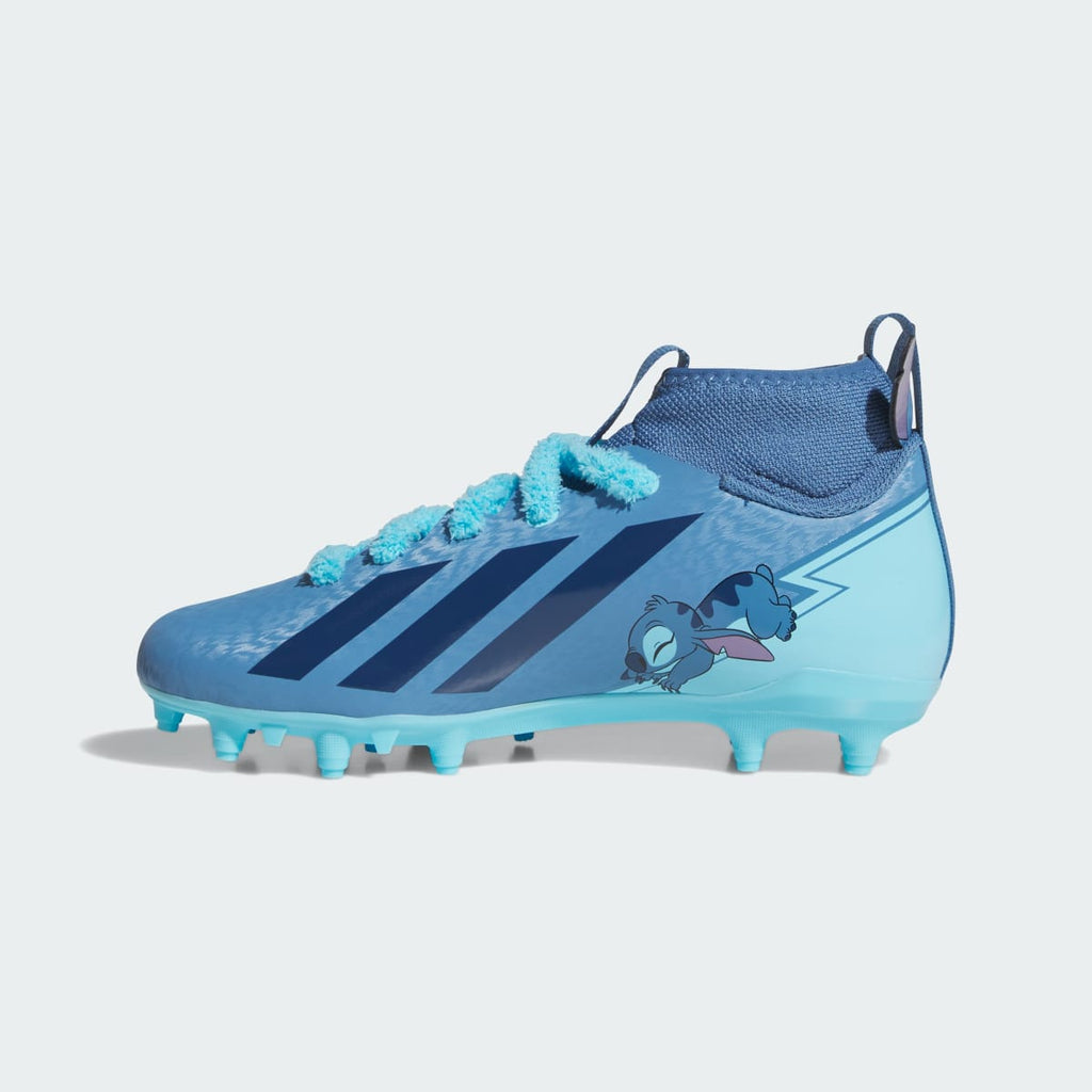 Adidas Kids' adidas Disney Lilo & Stitch Adizero Impact 2 II Kids American Football Cleats - Bright Royal / Team Navy Blue 2 / Lucid Aquamarine - Image 6