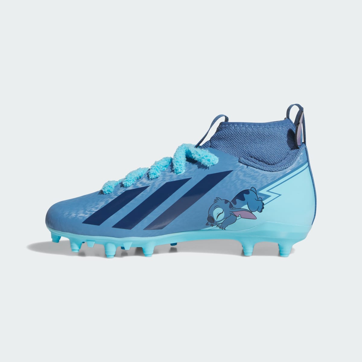 Adidas Kids' adidas Disney Lilo & Stitch Adizero Impact 2 II Kids American Football Cleats - Bright Royal / Team Navy Blue 2 / Lucid Aquamarine - Image 6