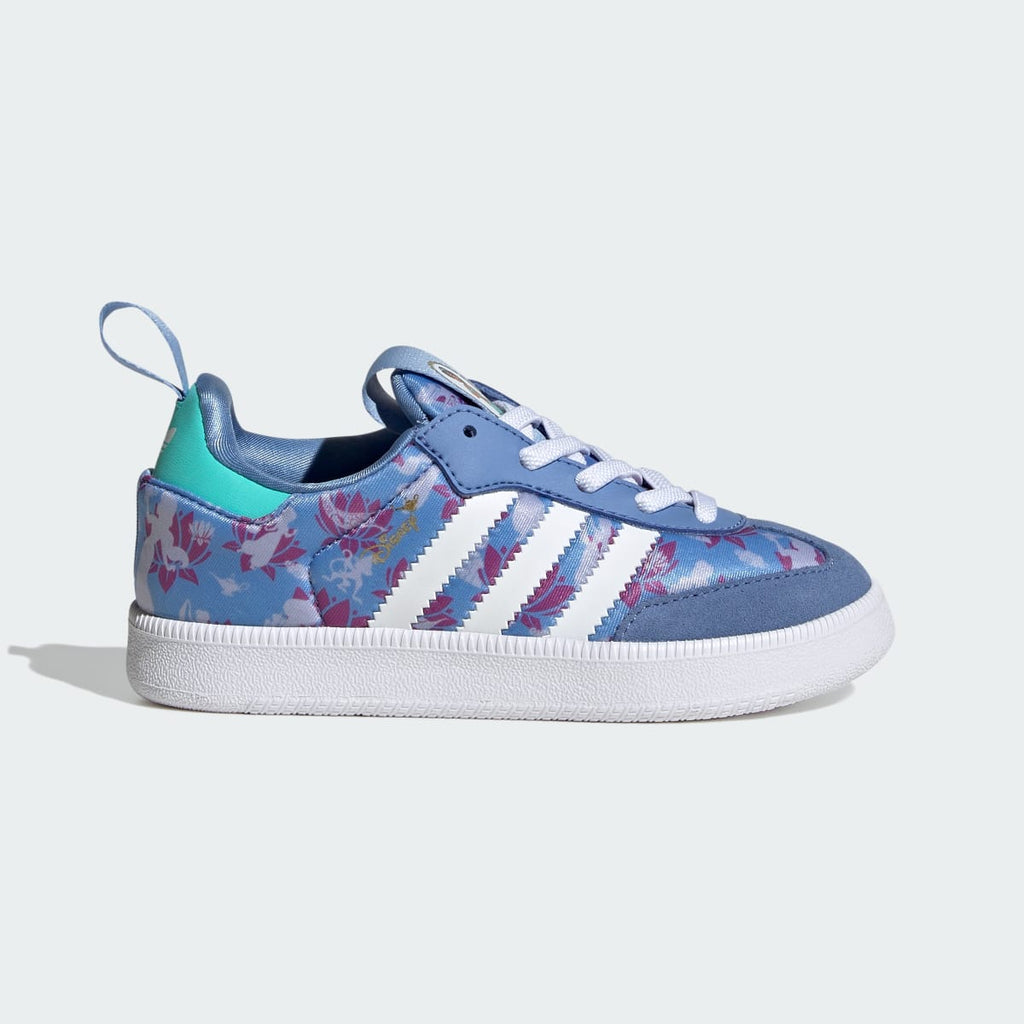 Adidas Kids' adidas Disney Princess ADIDAS SAMBA QUICKON SHOES - Supplier Colour / Supplier Colour / Gold Metallic - Image 1
