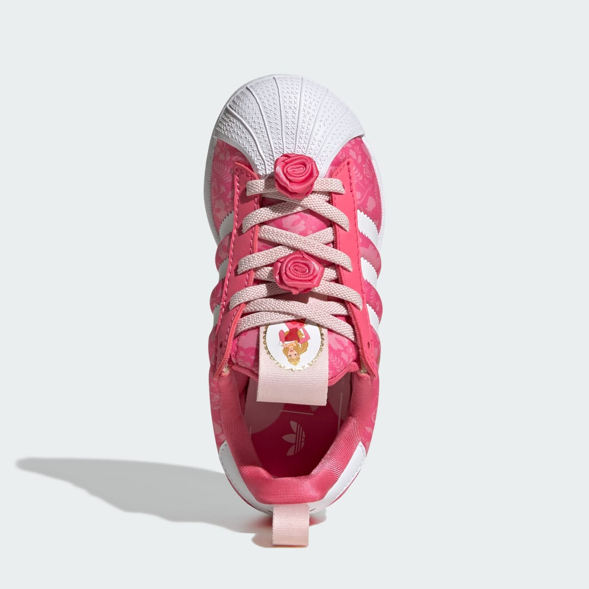 Adidas Kids' adidas Disney Princess SUPERSTAR QUICKON SHOES - Supplier Colour / Supplier Colour / Gold Metallic - Image 2