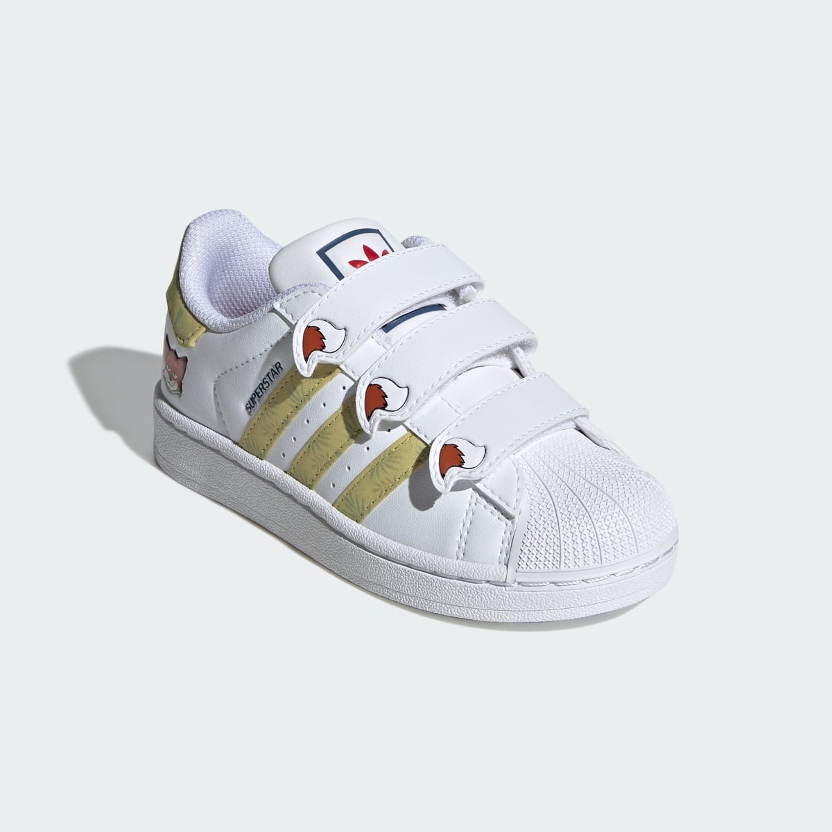 Adidas Kids' adidas Disney Zootopia Superstar II Comfort Closure Shoes Kids - Cloud White / Cloud White / Linen Green - Image 5