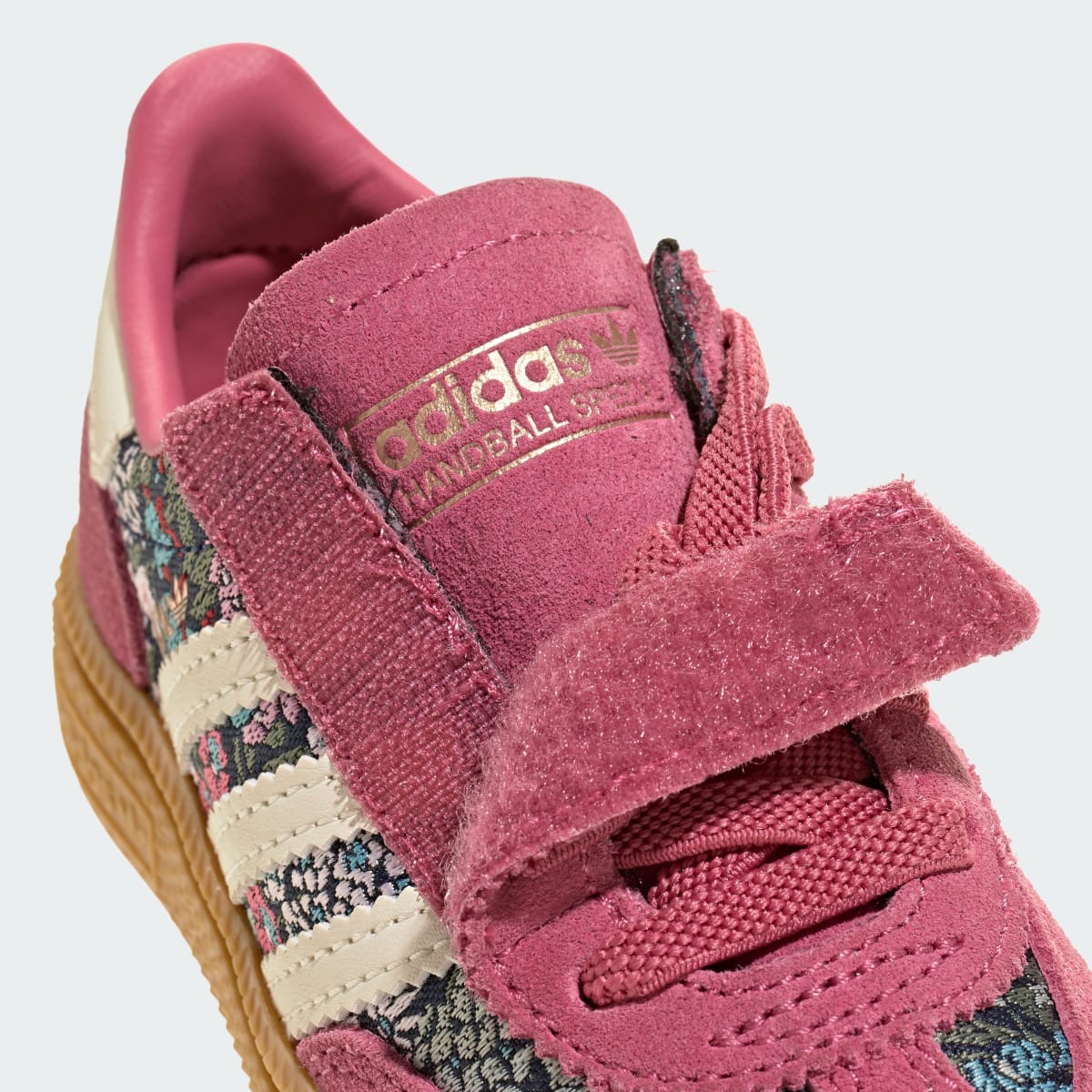 Adidas Kids' adidas LIBERTY HANDBALL SPEZIAL COMFORT CLOSURE ELASTIC LACE SHOES - Dual Magenta / Cream White / Gum - Image 11