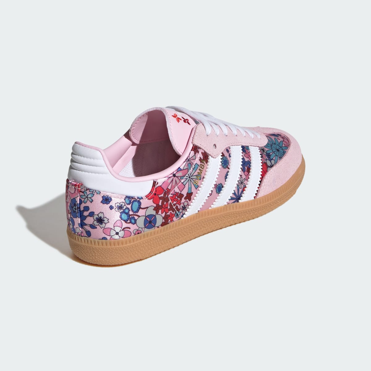 Adidas Kids' adidas Liberty London Samba OG Shoes - Clear Pink / Cloud White / Gum - Image 7