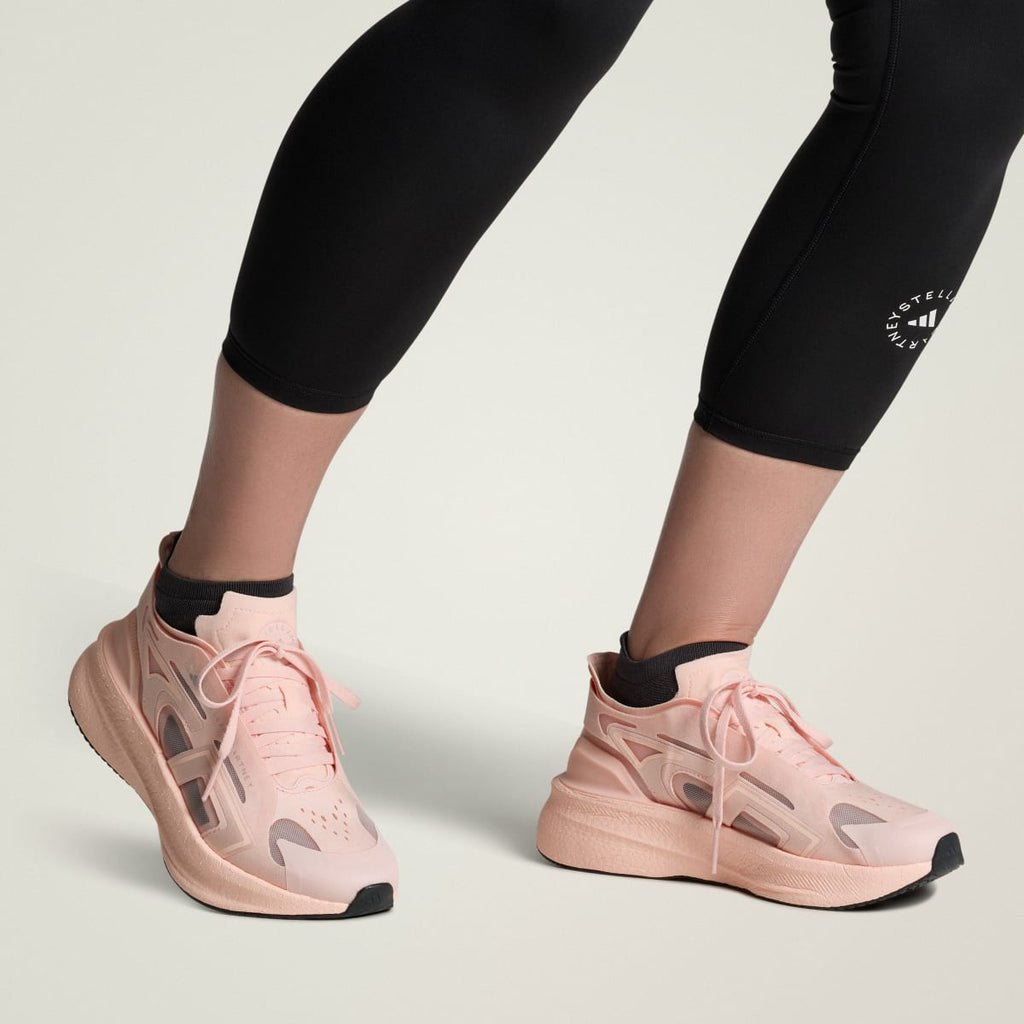 Adidas Women's adidas by Stella McCartney Ultraboost 5 Shoes - Icey Pink / Silver Metallic / Carbon - Image 3