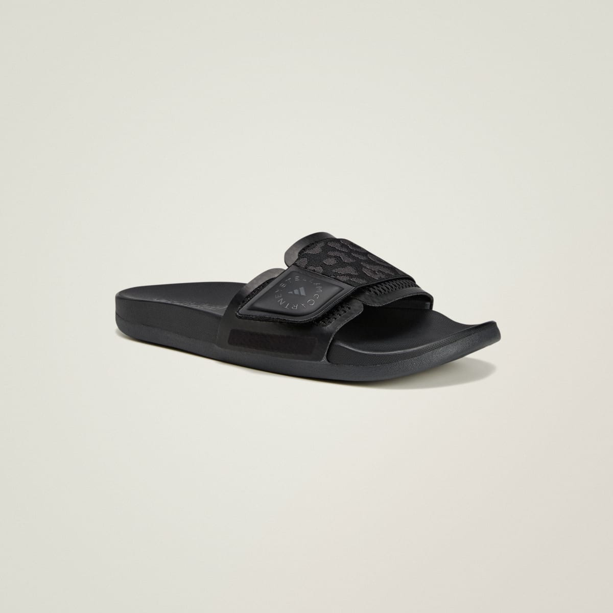 Adidas Women's adidas by Stella McCartney slide shoes - Core Black / Core Black / Core Black - Image 6
