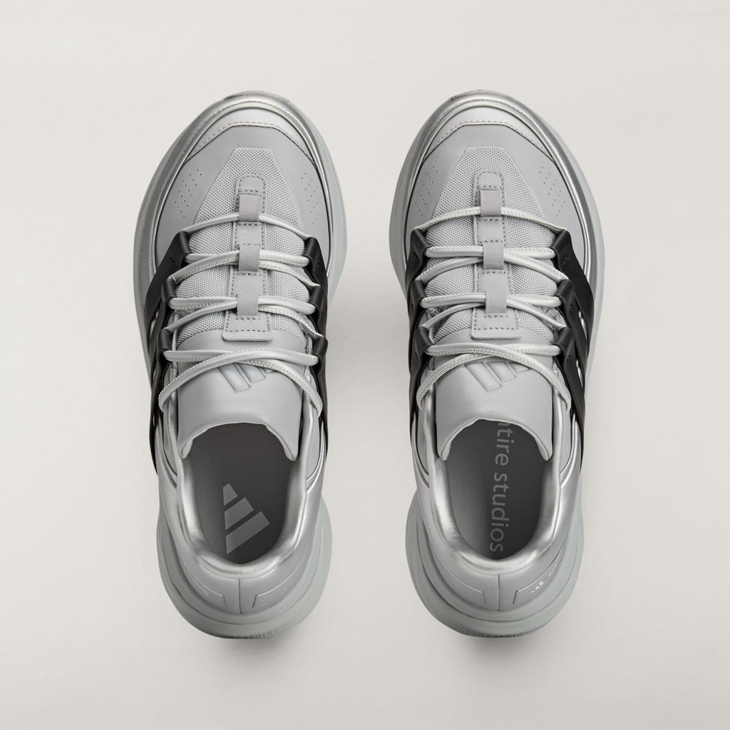 Adidas Men's adidas x Entire Studios Lightblaze POD shoes - Matte Silver / Silver Metallic / Core Black - Image 2